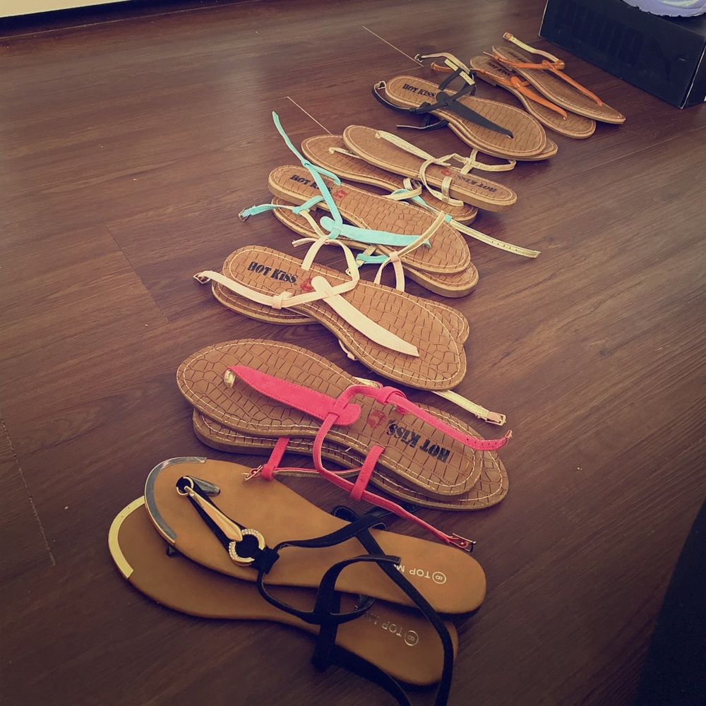Multiple Thong Sandals